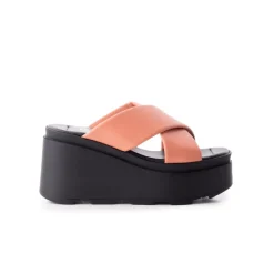 Wedges-L'INTERVALLE Sunshine Pink Leather
