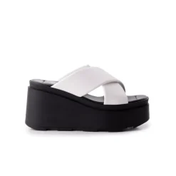 Wedges-L'INTERVALLE Sunshine White Leather