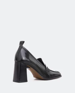 Loafers-L'INTERVALLE Swanky Green Leather