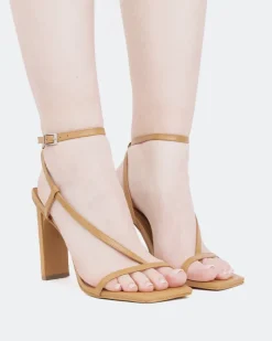 High Heels-L'INTERVALLE Swing Camel Leather