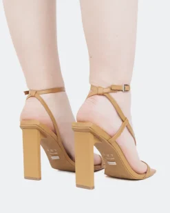 High Heels-L'INTERVALLE Swing Camel Leather