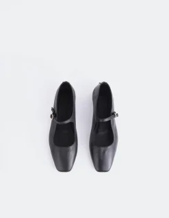 Mary-jane-L'INTERVALLE Sylph Black Leather