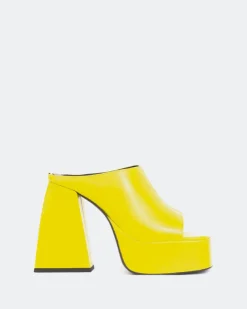 Platform-L'INTERVALLE Taboo Lime Leather