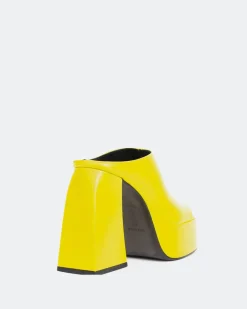 Platform-L'INTERVALLE Taboo Lime Leather