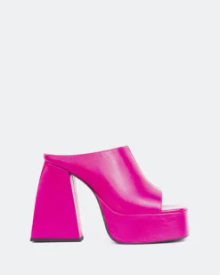 Platform-L'INTERVALLE Taboo Pink Leather