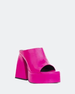 Platform-L'INTERVALLE Taboo Pink Leather
