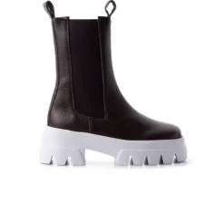 Chelsea|Ankle Boots-L'INTERVALLE Tacoma Brown Leather