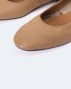 Ballerinas-L'INTERVALLE Taipo Camel Leather