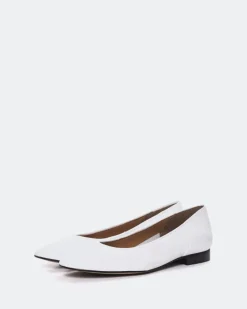 Ballerinas-L'INTERVALLE Taipo White Leather