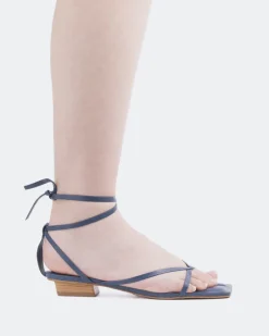 Strappy|Flats-L'INTERVALLE Talita Blue Leather