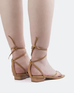 Strappy|Flats-L'INTERVALLE Talita Tan Leather