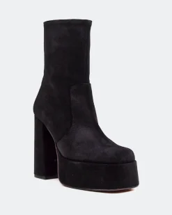Platform|Ankle Boots-L'INTERVALLE Tate Black Suede