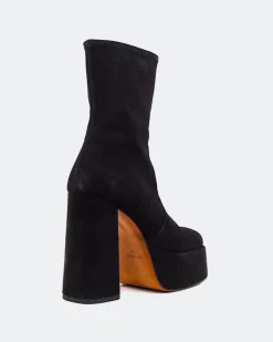 Platform|Ankle Boots-L'INTERVALLE Tate Black Suede