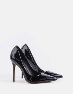 Pumps-L'INTERVALLE Teeva Black Patent