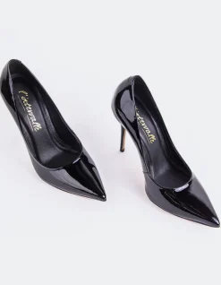 Pumps-L'INTERVALLE Teeva Black Patent