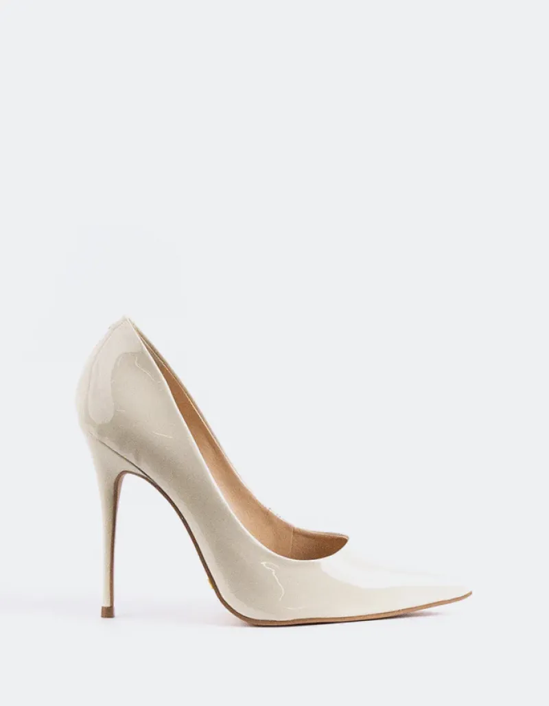 Pumps-L'INTERVALLE Teeva Off White Patent