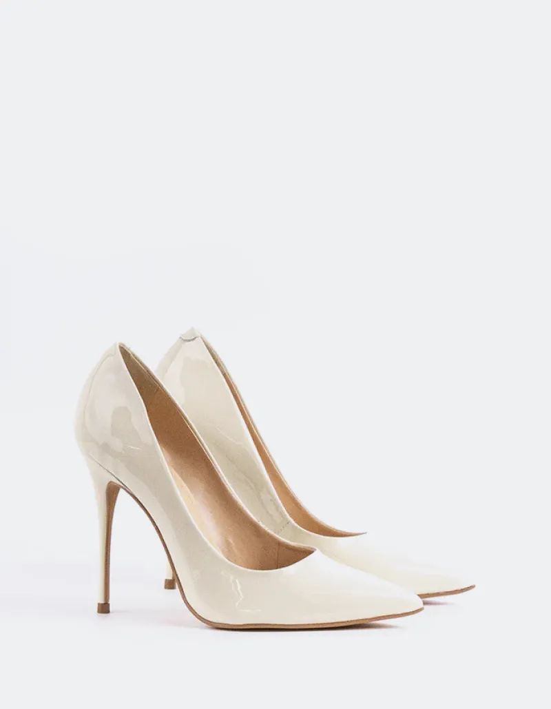 Pumps-L'INTERVALLE Teeva Off White Patent