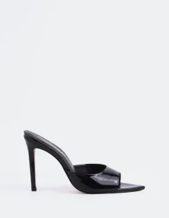 High Heels|Mules-L'INTERVALLE Thelma Black Naplack