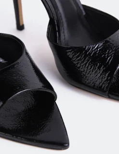 High Heels|Mules-L'INTERVALLE Thelma Black Naplack