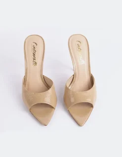 High Heels|Mules-L'INTERVALLE Thelma Nude Naplack