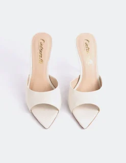 High Heels|Mules-L'INTERVALLE Thelma Off White Naplack