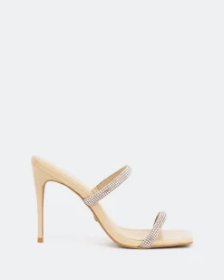 High Heels-L'INTERVALLE Tinsley, Camel Leather/Cuir Chameau