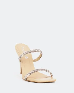 High Heels-L'INTERVALLE Tinsley, Camel Leather/Cuir Chameau
