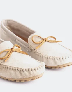 Loafers-L'INTERVALLE Titania Taupe Suede