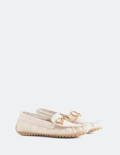Loafers-L'INTERVALLE Titania Taupe Suede
