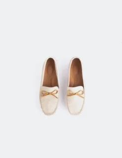 Loafers-L'INTERVALLE Titania Taupe Suede