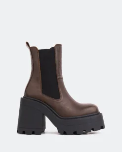 Chelsea|Ankle Boots-L'INTERVALLE Tomy Brown Leather