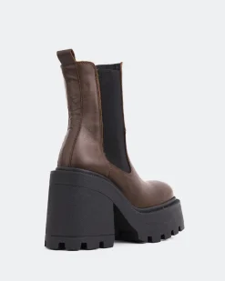 Chelsea|Ankle Boots-L'INTERVALLE Tomy Brown Leather