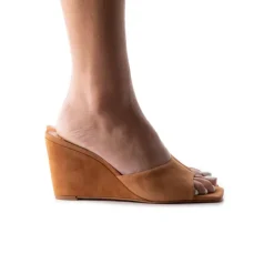 Wedges-L'INTERVALLE Toscana Chestnut Nubuck