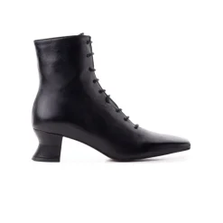 Lace-up|Ankle Boots-L'INTERVALLE Trafalgar Black Leather