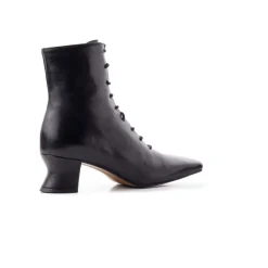 Lace-up|Ankle Boots-L'INTERVALLE Trafalgar Black Leather