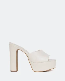 Platform-L'INTERVALLE Tropicana, Off White Naplack/Nap.Blanc Cassé