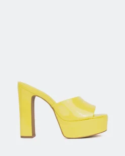 Platform-L'INTERVALLE Tropicana, Yellow Naplack/Naplack Jaune