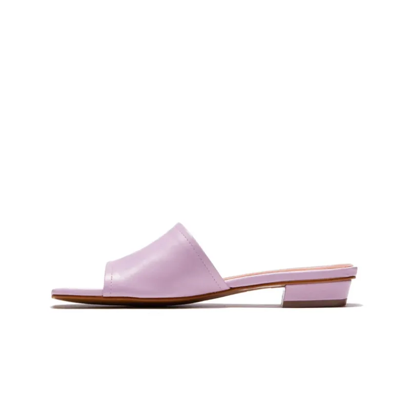 Flats|Mules-L'INTERVALLE Turner Lilac Leather