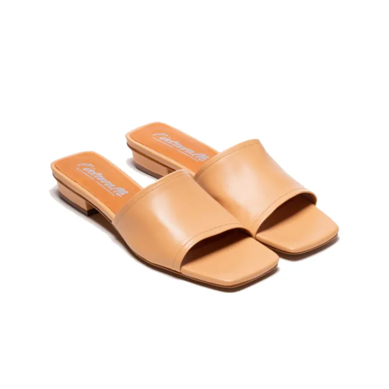 Flats|Mules-L'INTERVALLE Turner Nude Leather