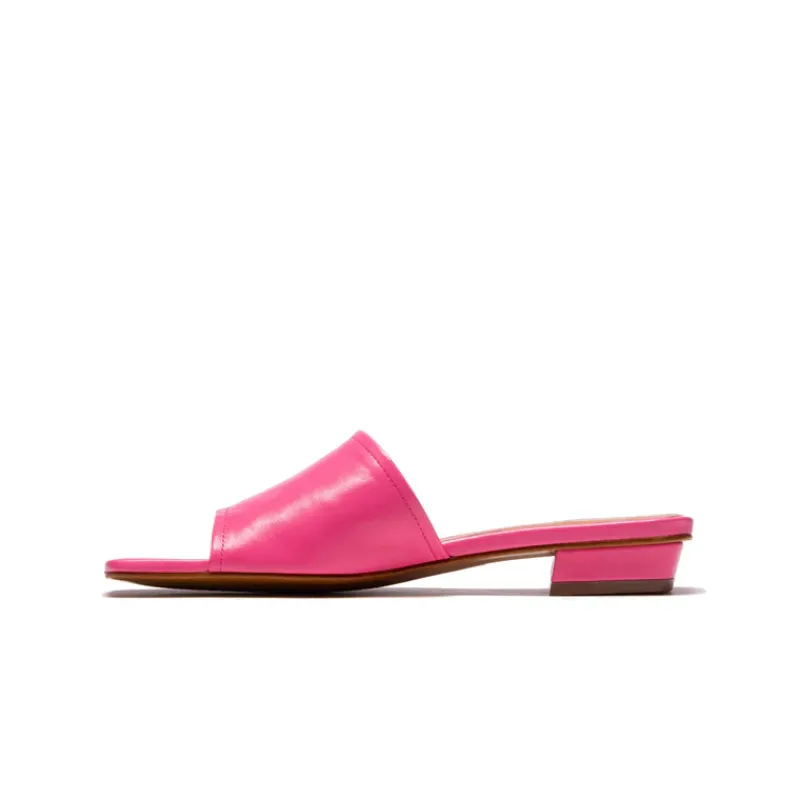 Flats|Mules-L'INTERVALLE Turner Pink Leather