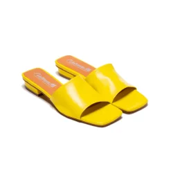 Flats|Mules-L'INTERVALLE Turner Yellow Leather