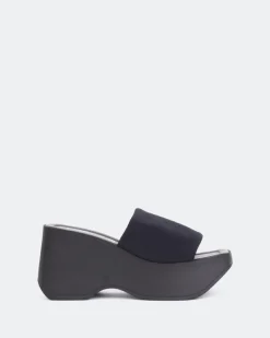 Wedges|Platform-L'INTERVALLE Upton Black Lycra