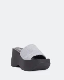 Wedges|Platform-L'INTERVALLE Upton Silver Lycra