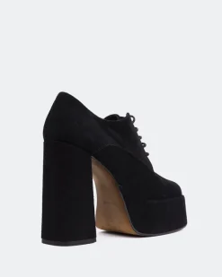 Platforms|Lace-up-L'INTERVALLE Ursuline Black Suede
