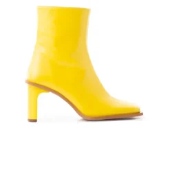 Ankle Boots-L'INTERVALLE Uzwil Yellow Leather