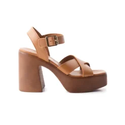 Platform-L'INTERVALLE Valentano Tan Leather