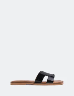 Flats-L'INTERVALLE Valmy Black Patent
