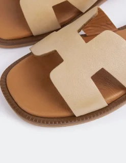 Flats-L'INTERVALLE Valmy Camel Leather
