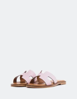 Flats-L'INTERVALLE Valmy Fuchsia Leather