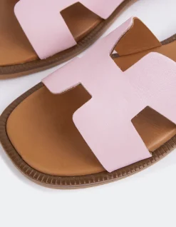 Flats-L'INTERVALLE Valmy Fuchsia Leather